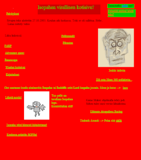 My first website was created using GeoCities' PageBuilder.